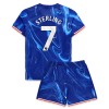 Maillot de Supporter Chelsea Sterling 7 Domicile 2024-25 Pour Enfant